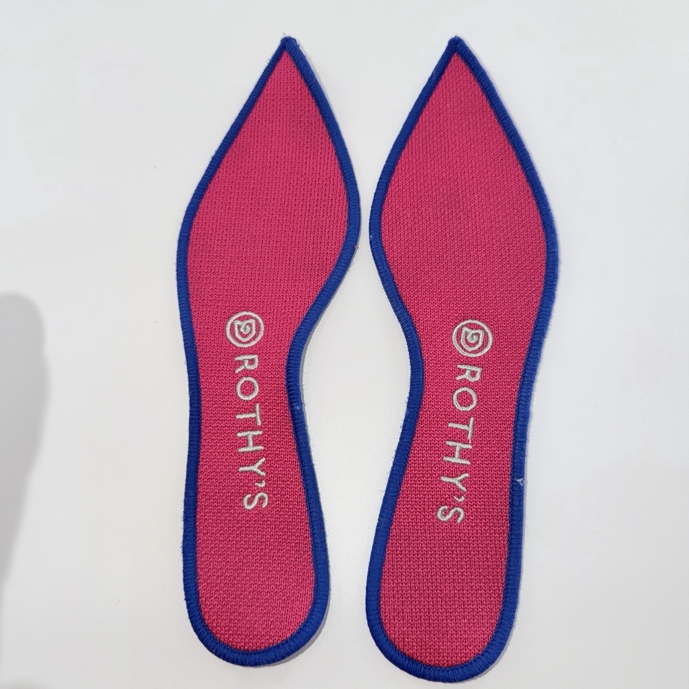 Rothy's The Point Flats Hot Pink Barbiecore Dopamine Modern Preppy Balletcore - Picture 6 of 14